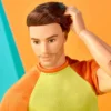 Barbie Looks Ken Doll (Buff Body, Curly Brunette Hair)