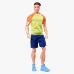 Barbie Looks Ken Doll (Buff Body, Curly Brunette Hair)