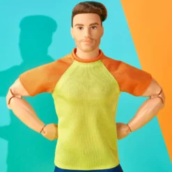 Barbie Looks Ken Doll (Buff Body, Curly Brunette Hair)