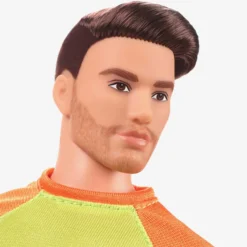 Barbie Looks Ken Doll (Buff Body, Curly Brunette Hair)
