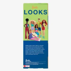 Barbie Looks Ken Doll (Buff Body, Curly Brunette Hair)