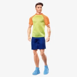 Barbie Looks Ken Doll (Buff Body, Curly Brunette Hair)