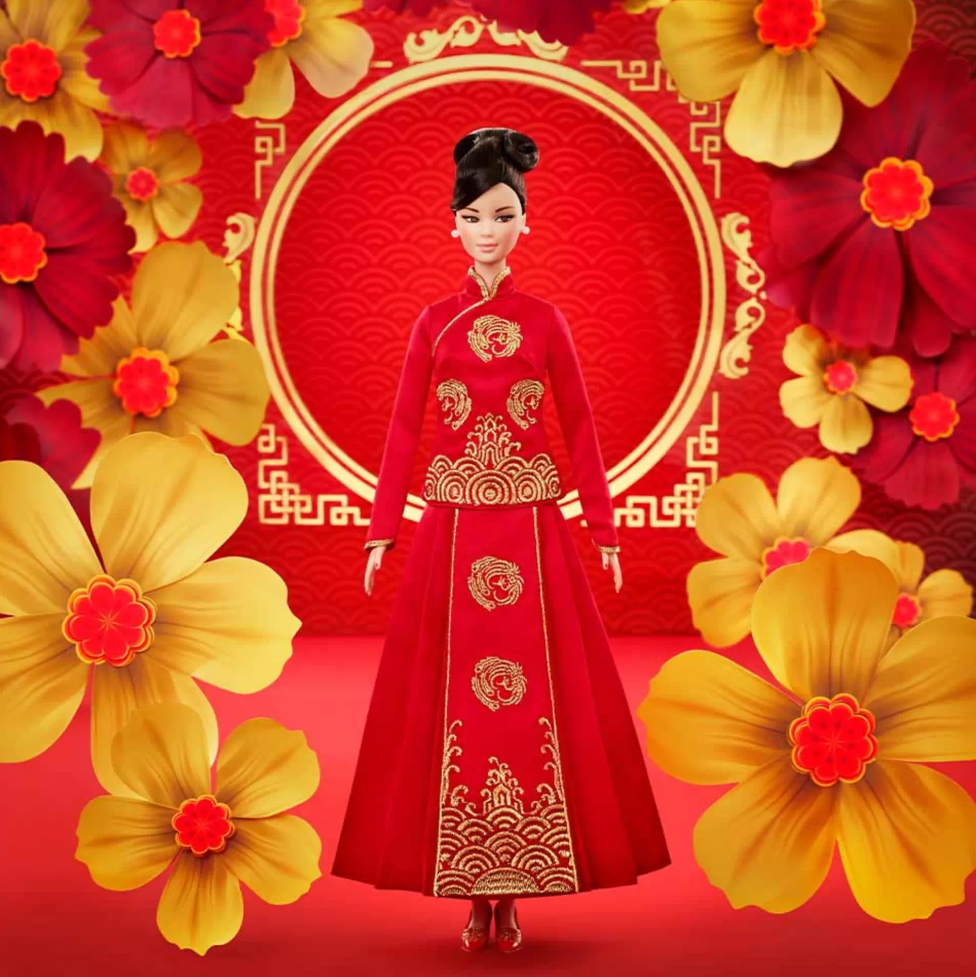 Barbie Lunar New Year Doll Designed by Guo Pei