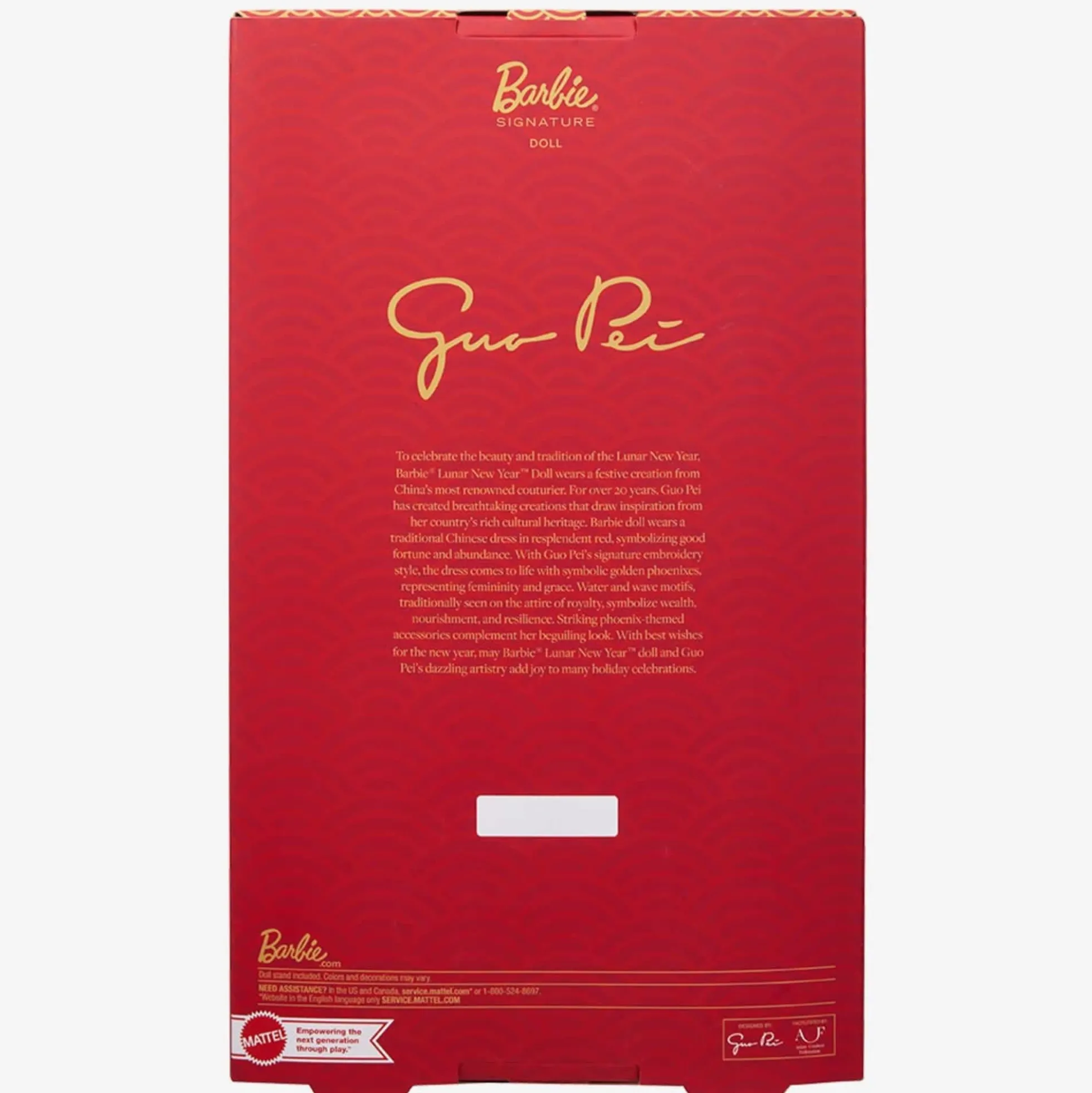 Barbie Lunar New Year Doll Designed by Guo Pei