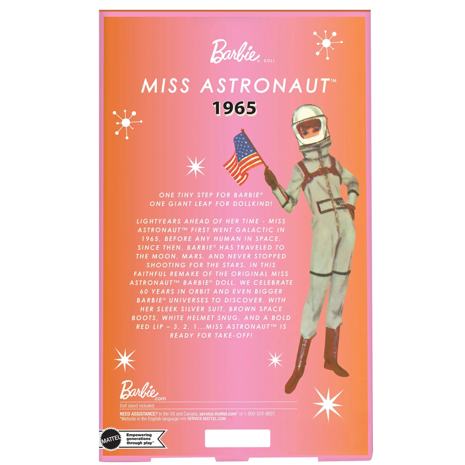 Barbie Miss Astronaut 60th Anniversary Doll