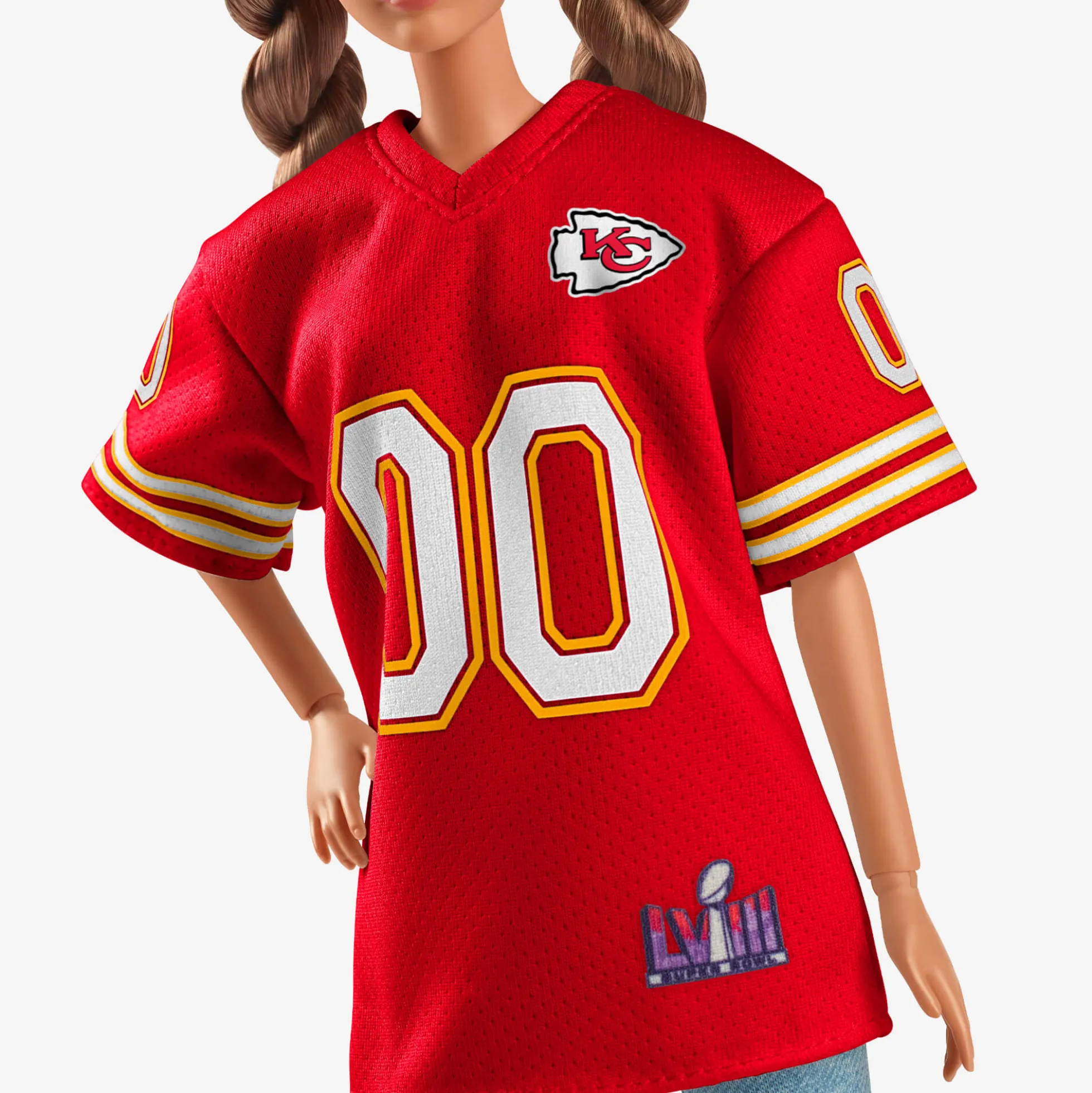 Barbie NFL Super Bowl LVIII Champion Doll Kansas City Chiefs