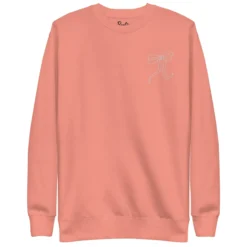 Barbie Peaches 'n Cream Embroidered Peach Sweatshirt