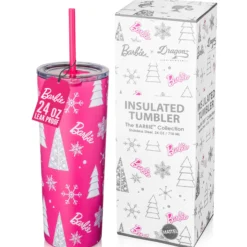 Barbie™ Pink Christmas Tumbler