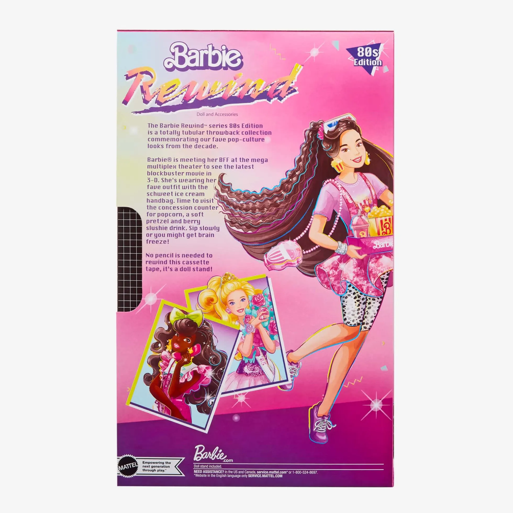Barbie Rewind Doll – Movie Night