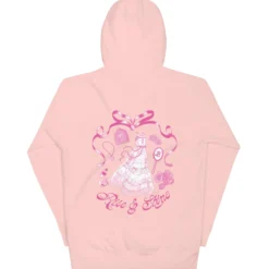 Barbie Rise and Shine Embroidered Pink Hoodie