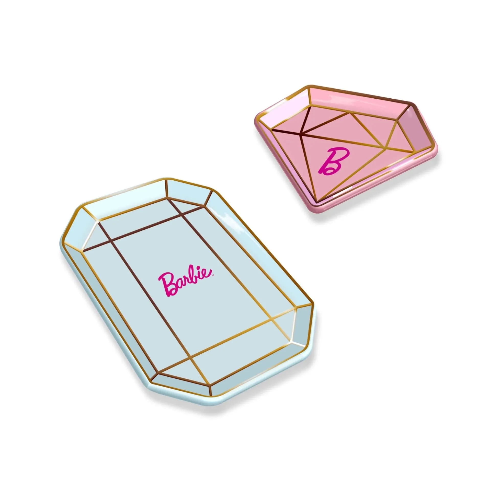 Barbie 1980's Ceramic Trinket Trays