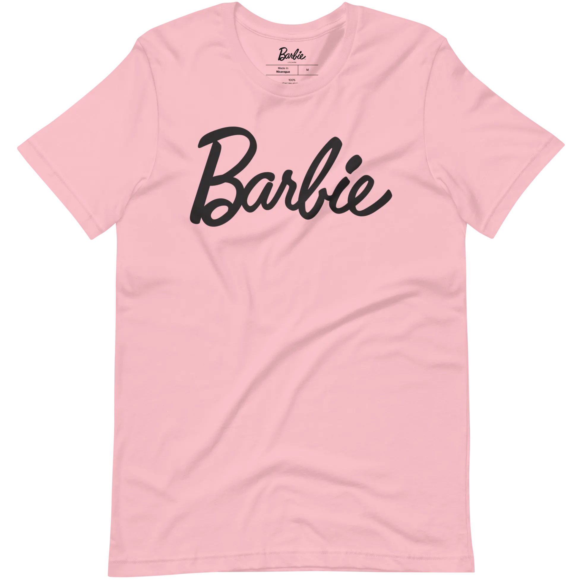 Barbie Script Logo Unisex Pink T-Shirt