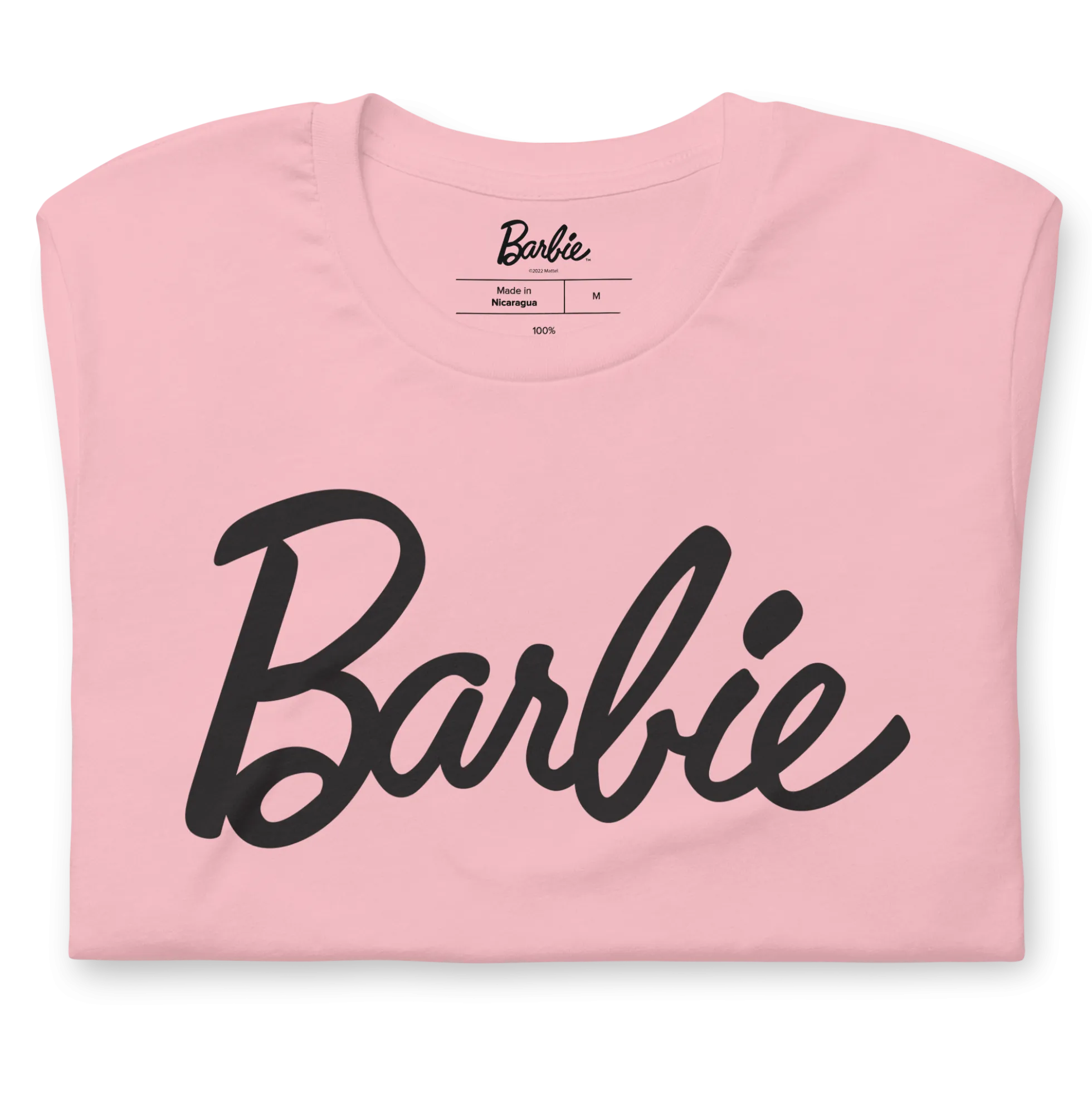 Barbie Script Logo Unisex Pink T-Shirt