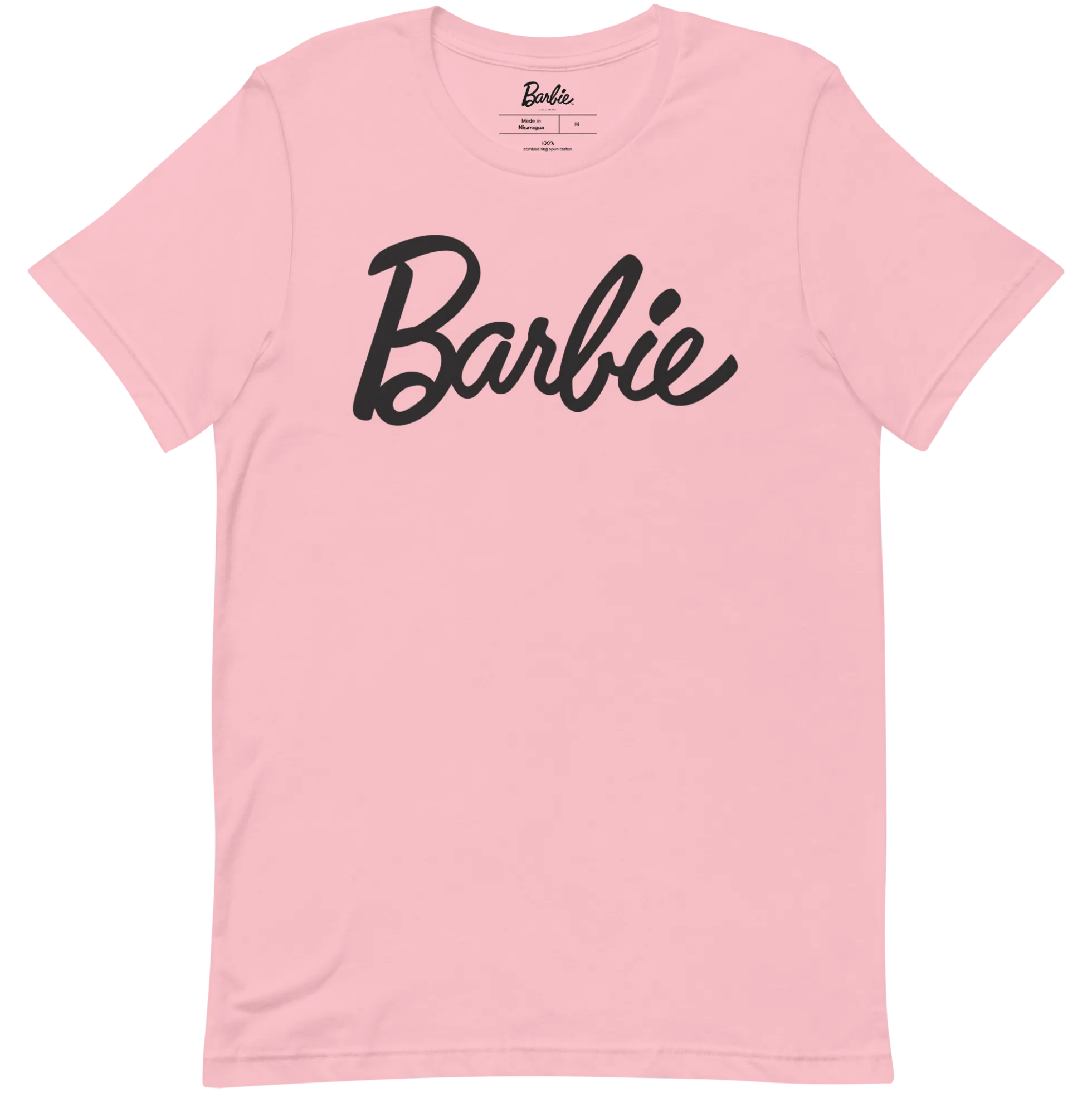Barbie Script Logo Unisex Pink T-Shirt