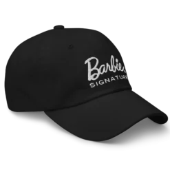Barbie Signature Logo Black Baseball Hat