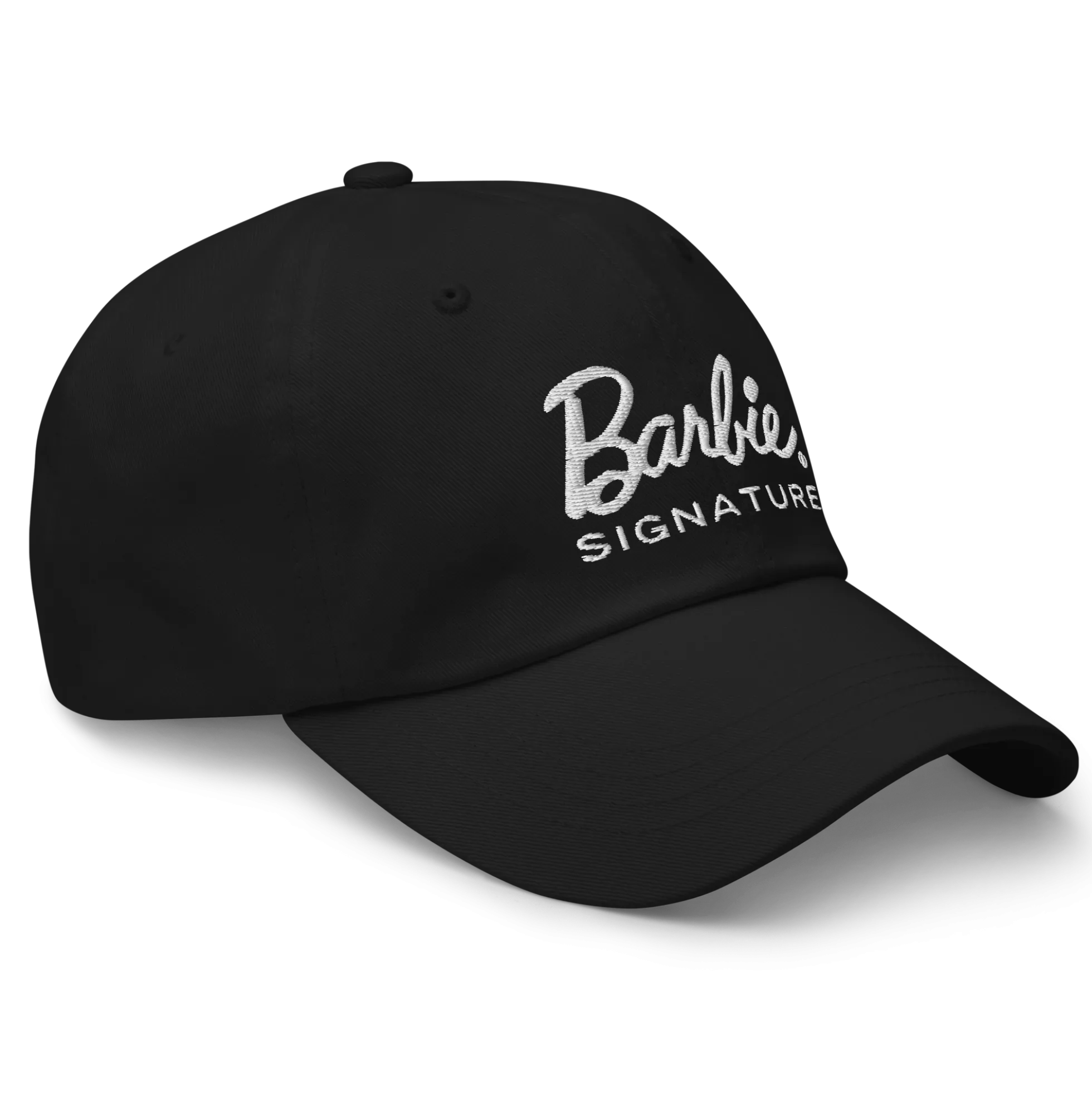 Barbie Signature Logo Black Baseball Hat