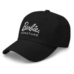 Barbie Signature Logo Black Baseball Hat