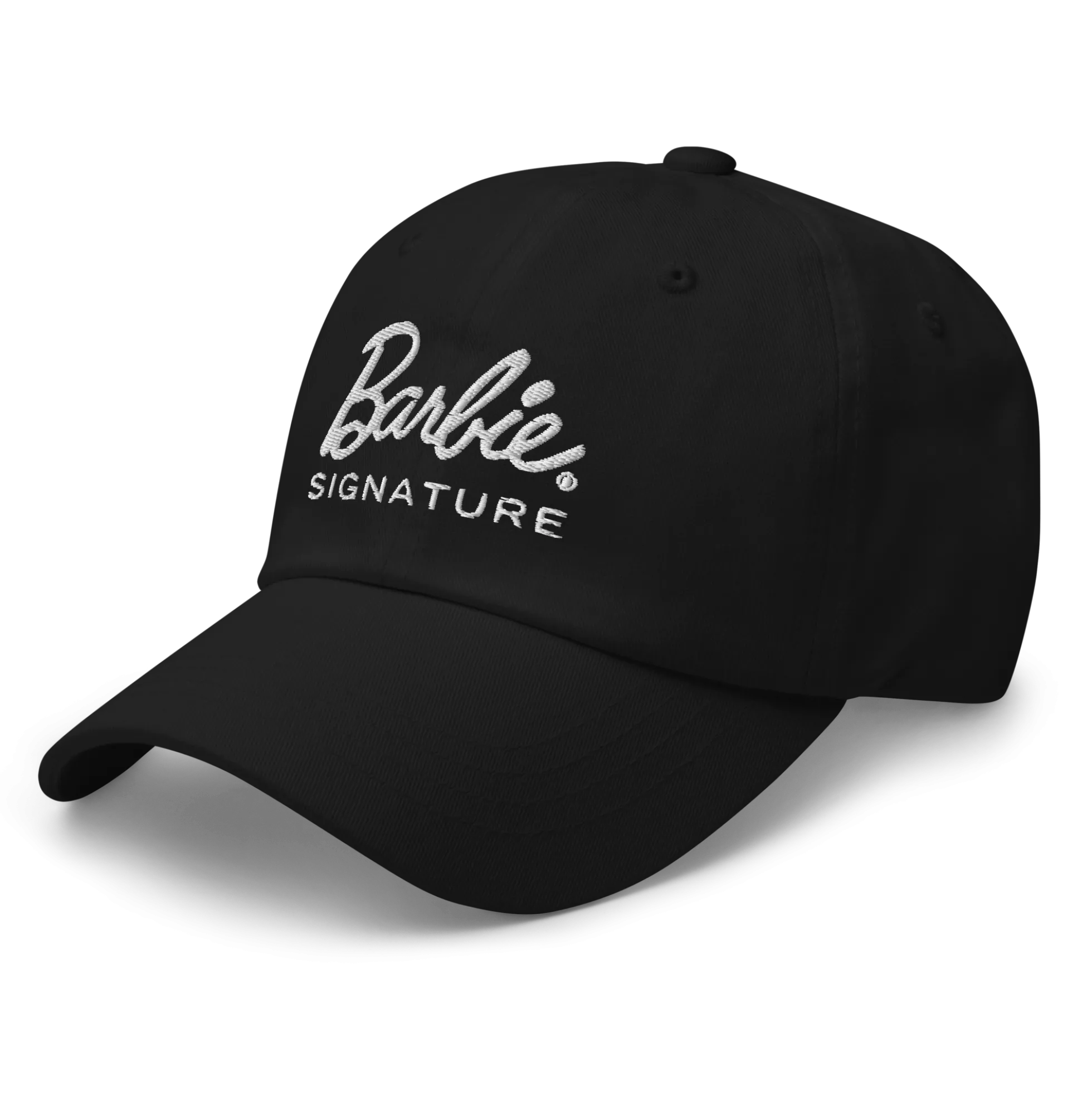 Barbie Signature Logo Black Baseball Hat