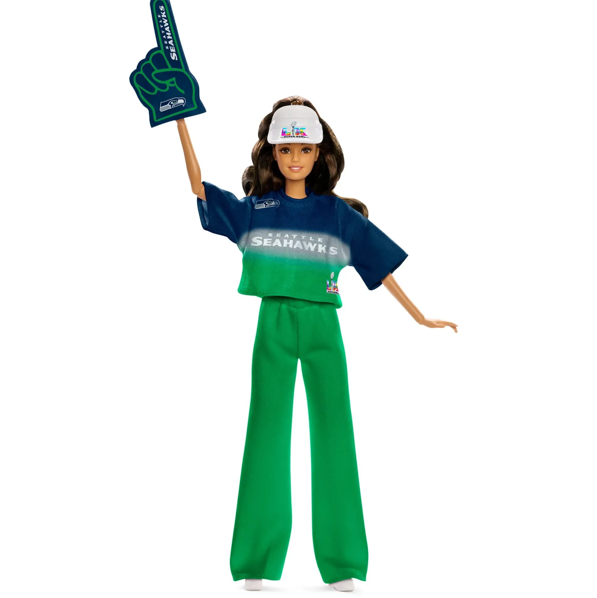 Barbie Super Bowl LX Seattle Seahawks Doll