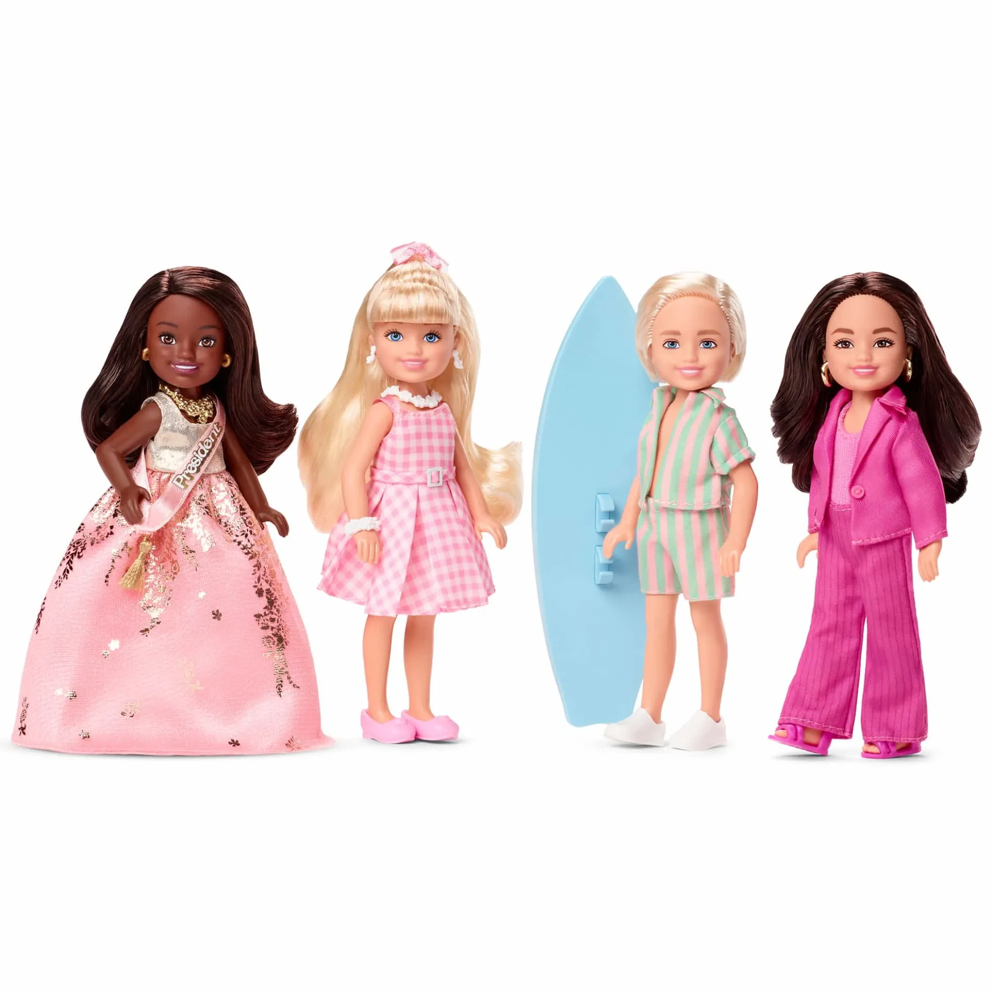 Barbie The Movie Chelsea Small Doll 4-Pack