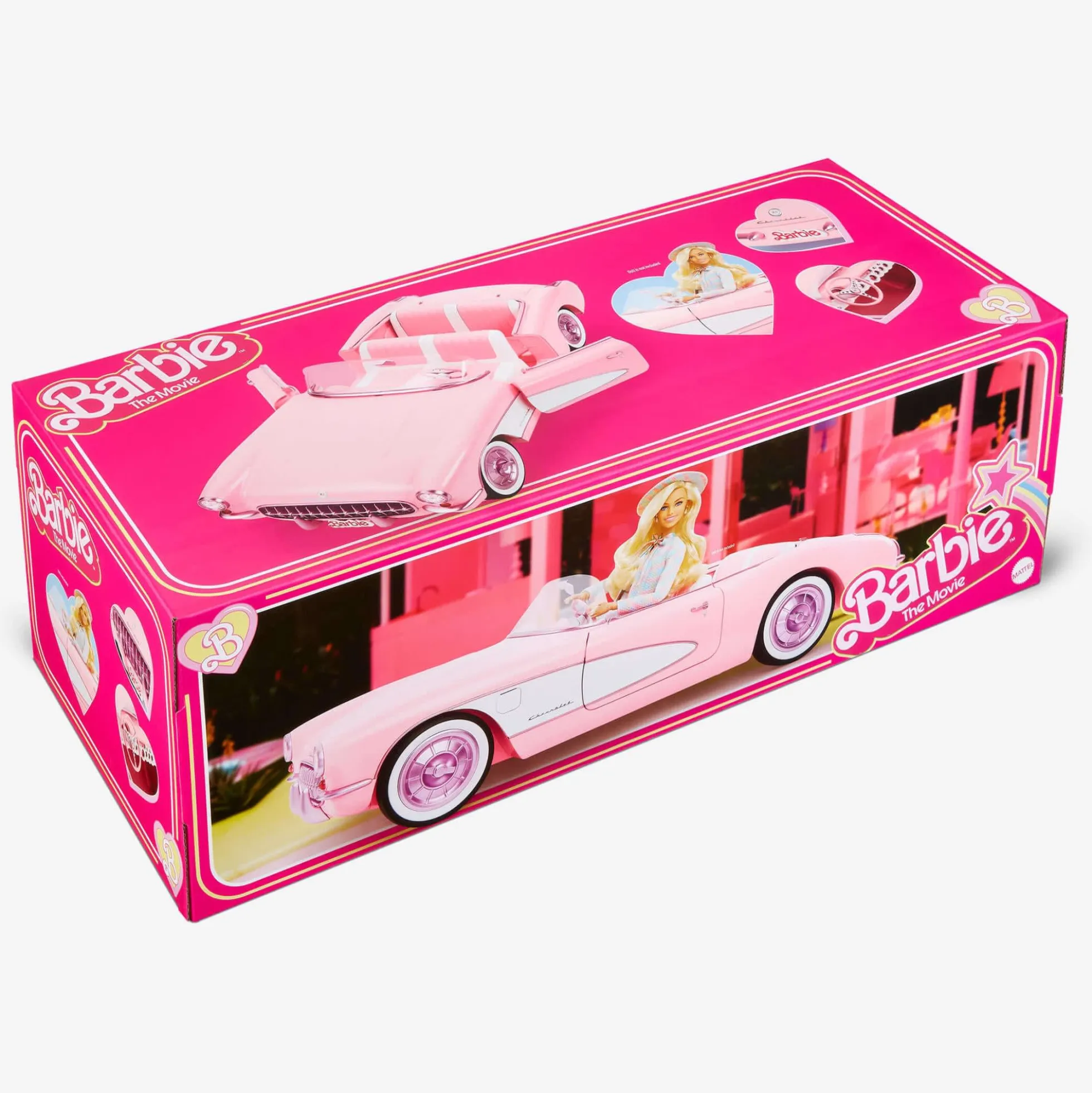 Barbie The Movie Pink Corvette Convertible