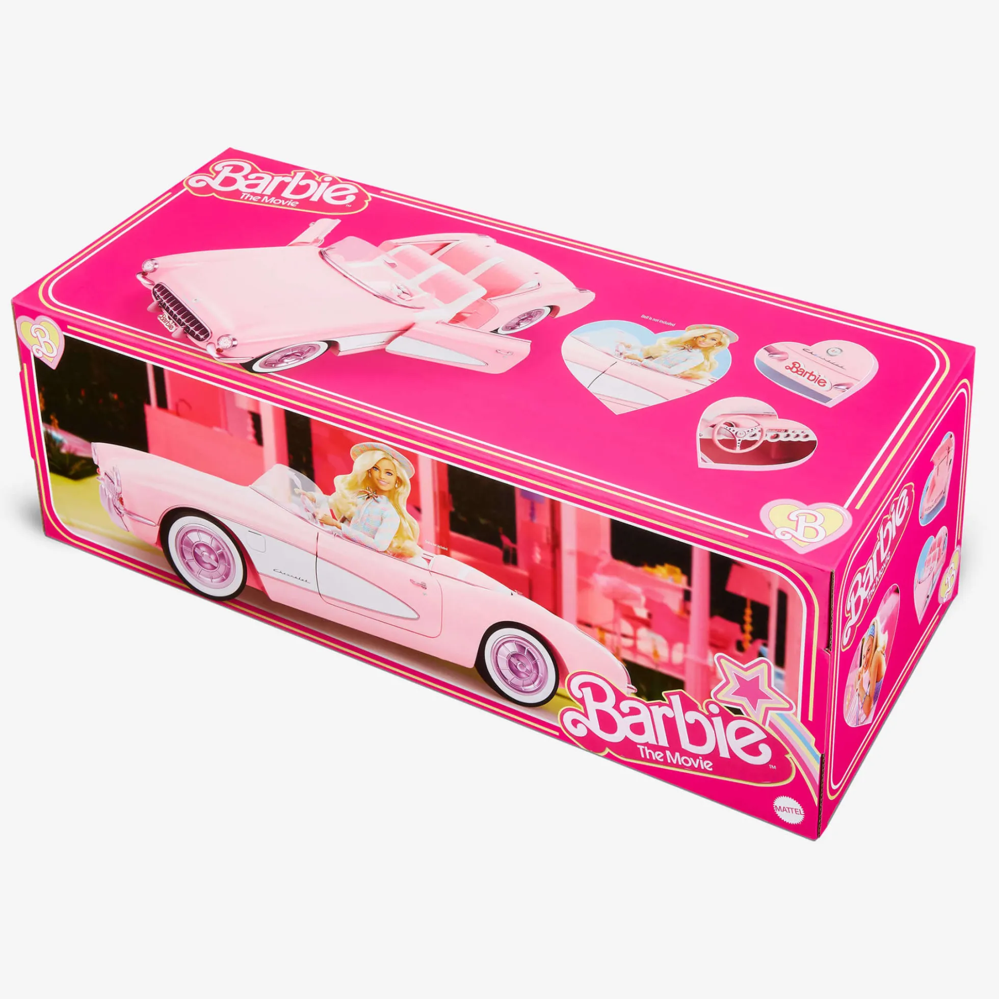 Barbie The Movie Pink Corvette Convertible