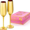 Barbie™ X Dragon Glassware® Dreamhouse™ Champagne Flutes