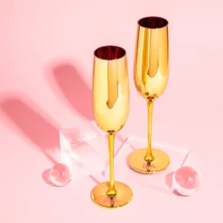 Barbie™ X Dragon Glassware® Dreamhouse™ Champagne Flutes