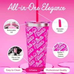 Barbie™ X Dragon Glassware® Tumbler - 16 Oz