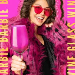 Barbie™ X Dragon Glassware® Wine Glasses
