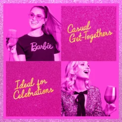 Barbie™ X Dragon Glassware® Wine Glasses