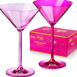 Barbie™ X Dragon Glassware® Martini Glasses