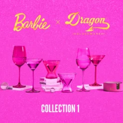 Barbie™ X Dragon Glassware® Martini Glasses