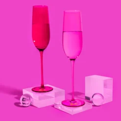 Barbie™ X Dragon Glassware® Champagne Flutes