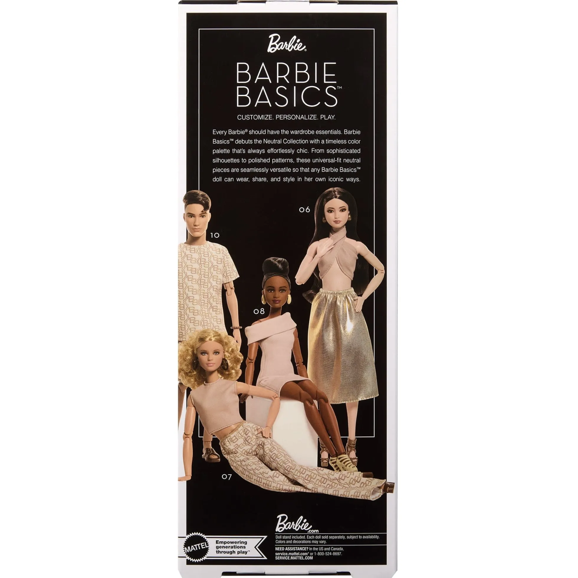 Barbie Basics 2026 Neutrals Series, Model 06