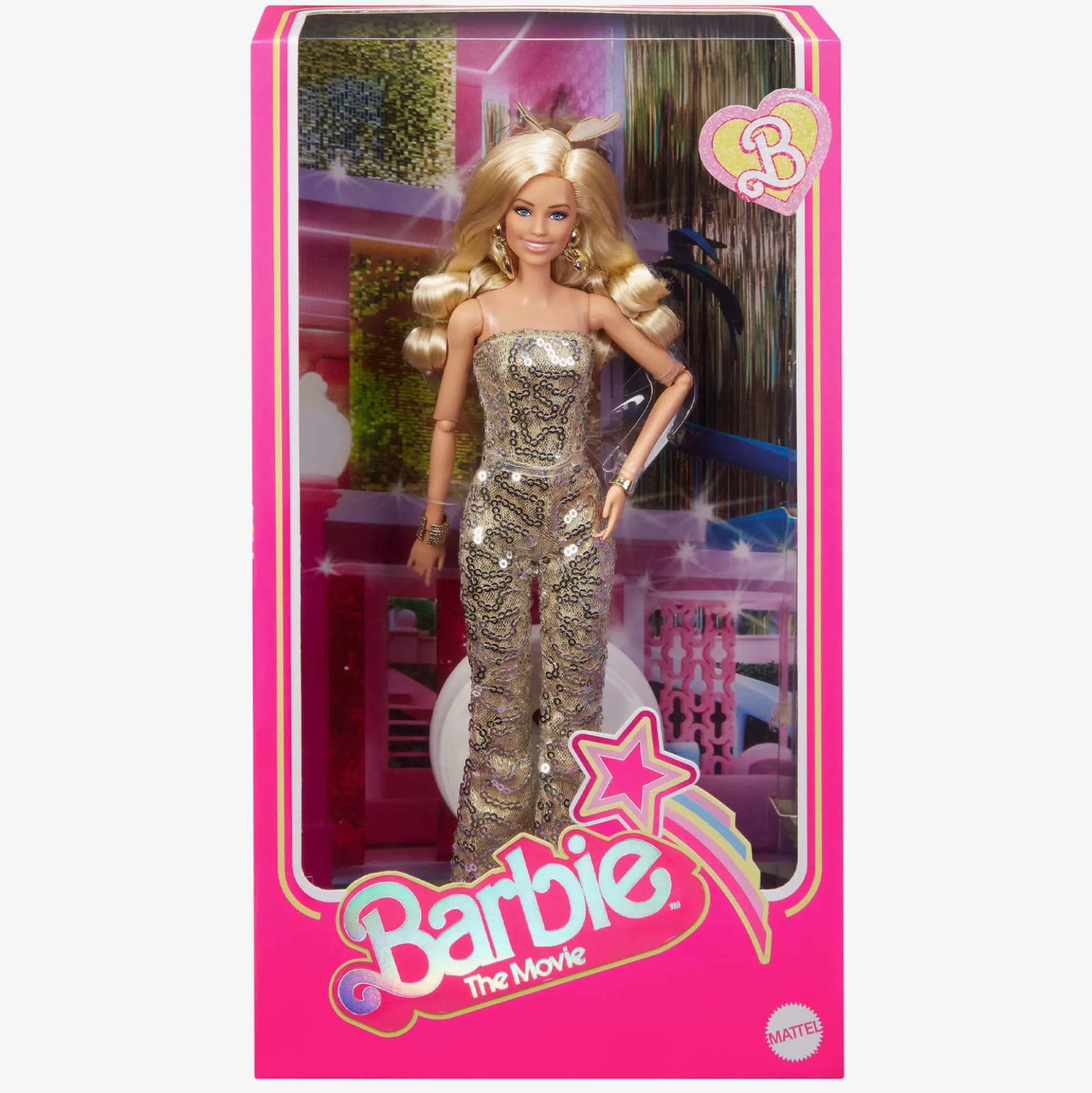 Barbie in Gold Disco Jumpsuit – Barbie The Movie | Mattel Creations