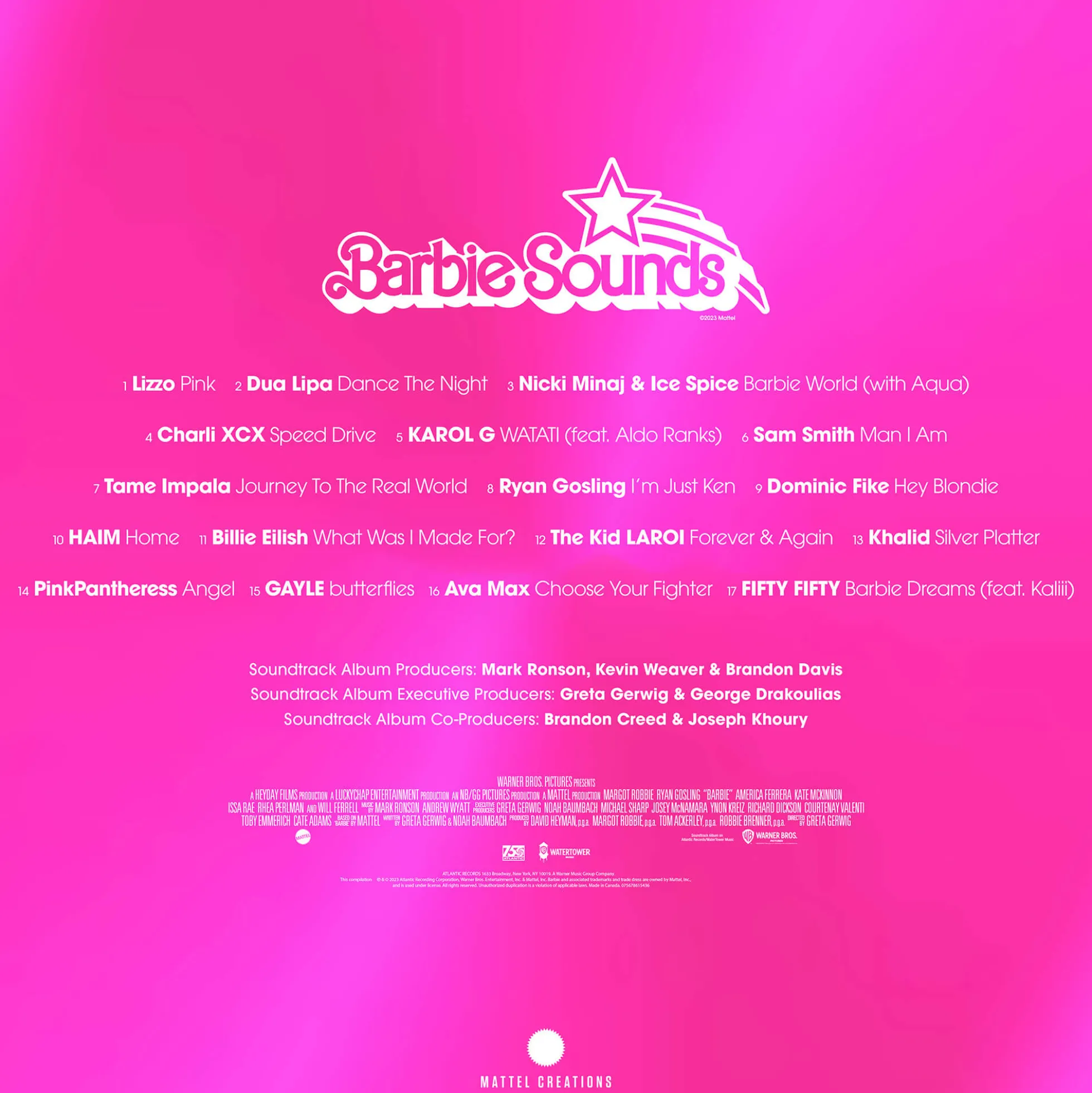 Barbie The Album – Official Vinyl Movie Soundtrack Set