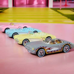 Barbie The Movie Hot Wheels Corvette 4-Pack