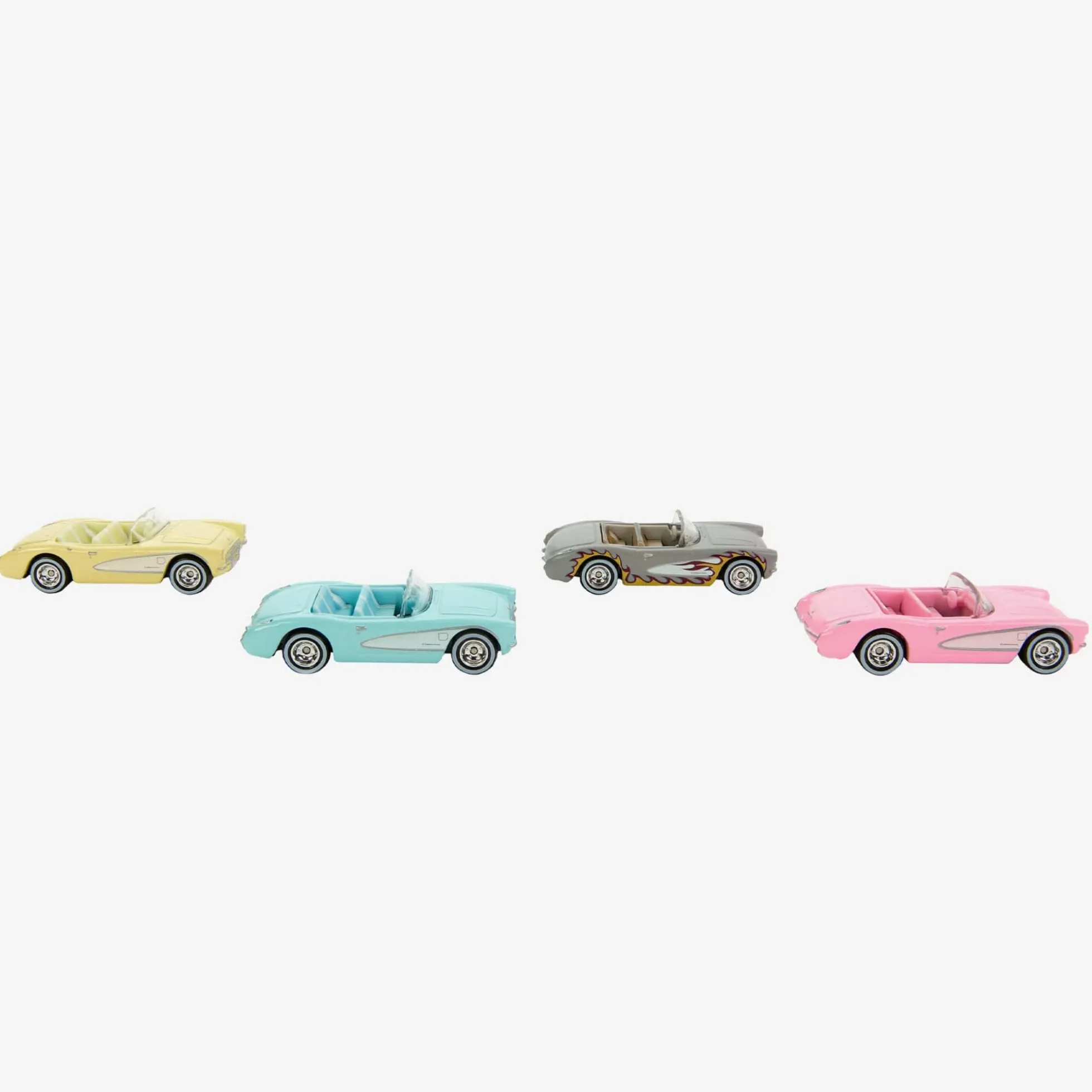 Barbie The Movie Hot Wheels Corvette 4-Pack