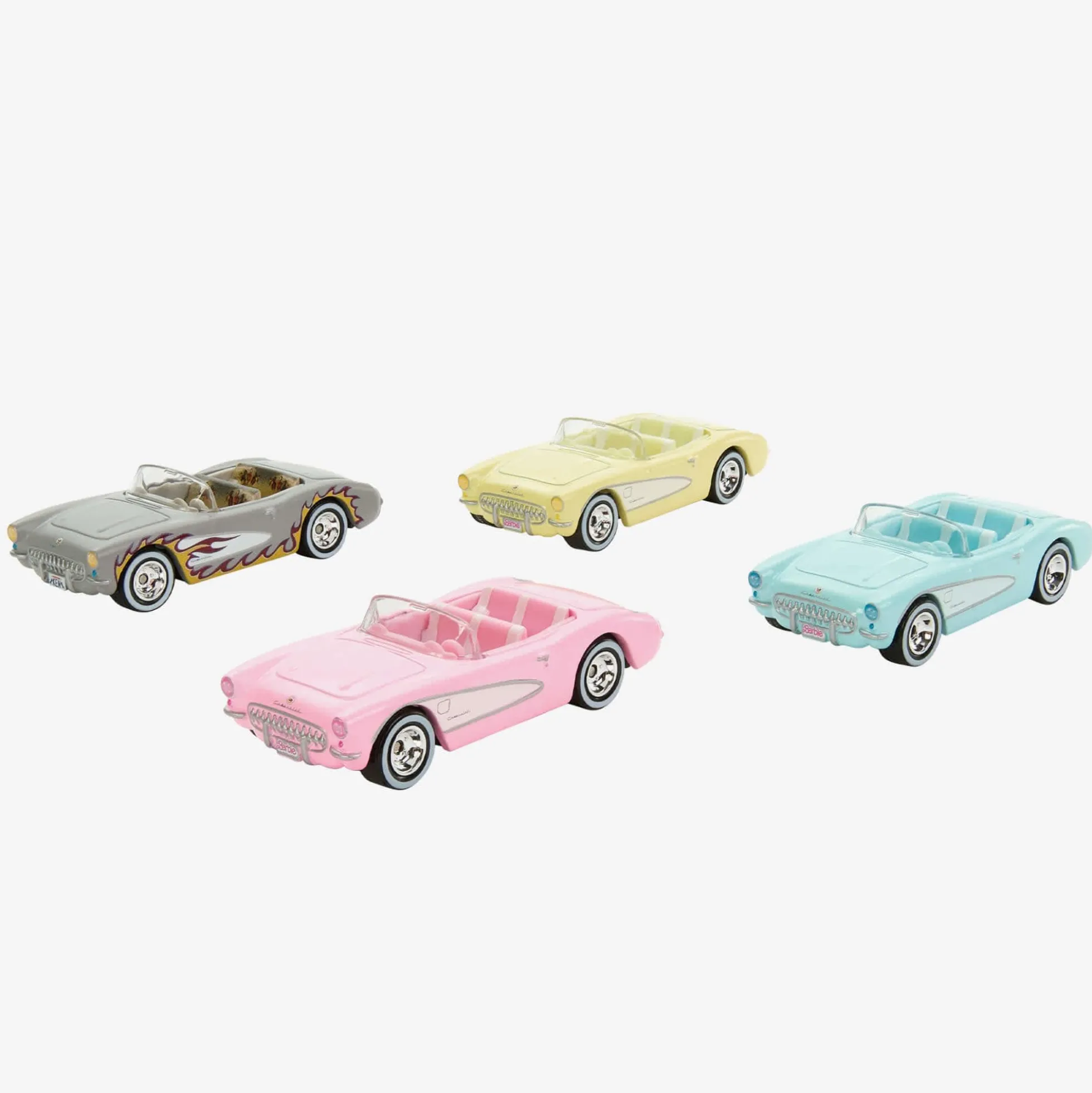 Barbie The Movie Hot Wheels Corvette 4-Pack