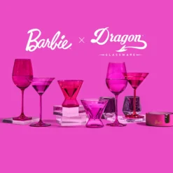 Barbie™ X Dragon Glassware® Ken™ Whiskey Glasses