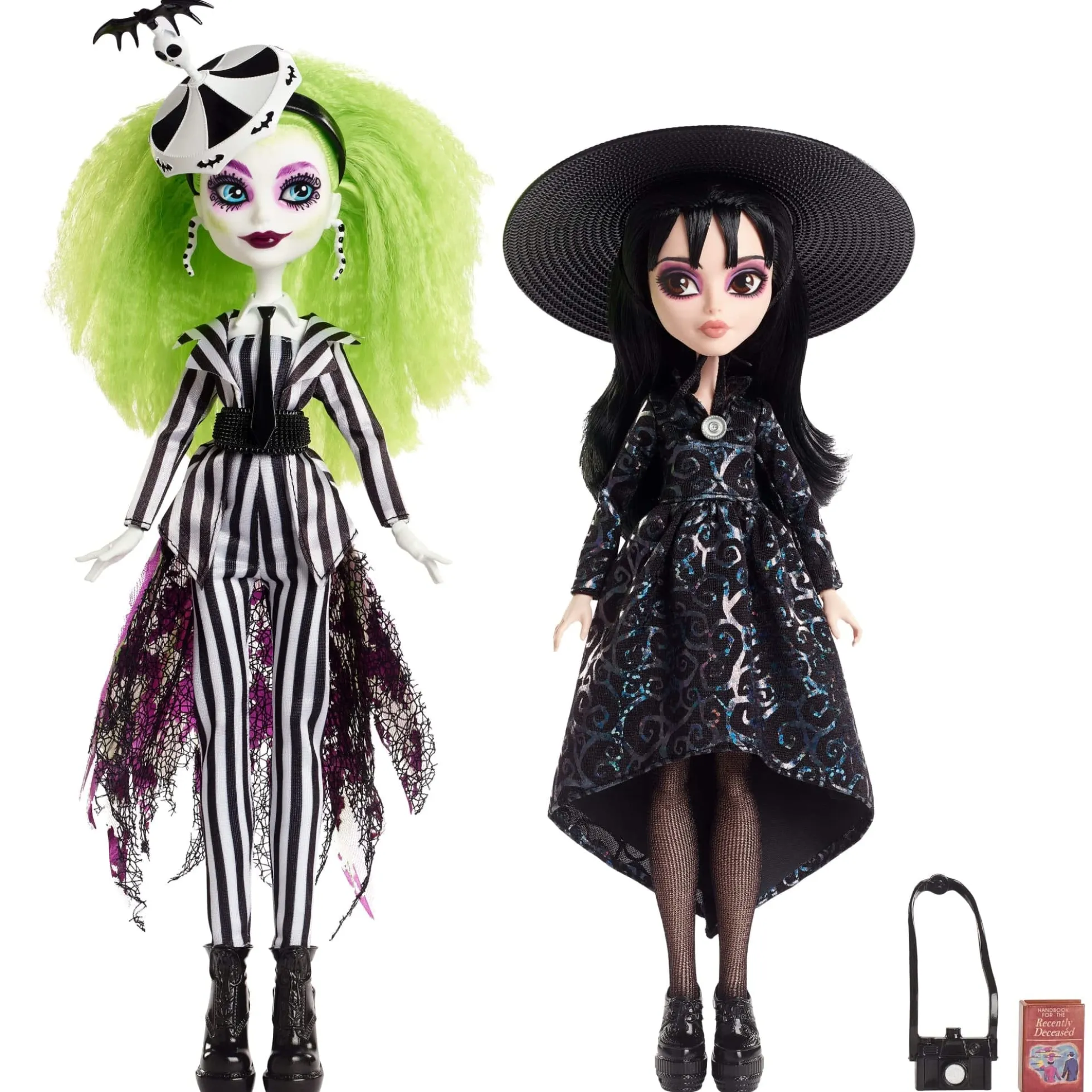 Beetlejuice & Lydia Deetz Monster High Skullector Doll 2-Pack