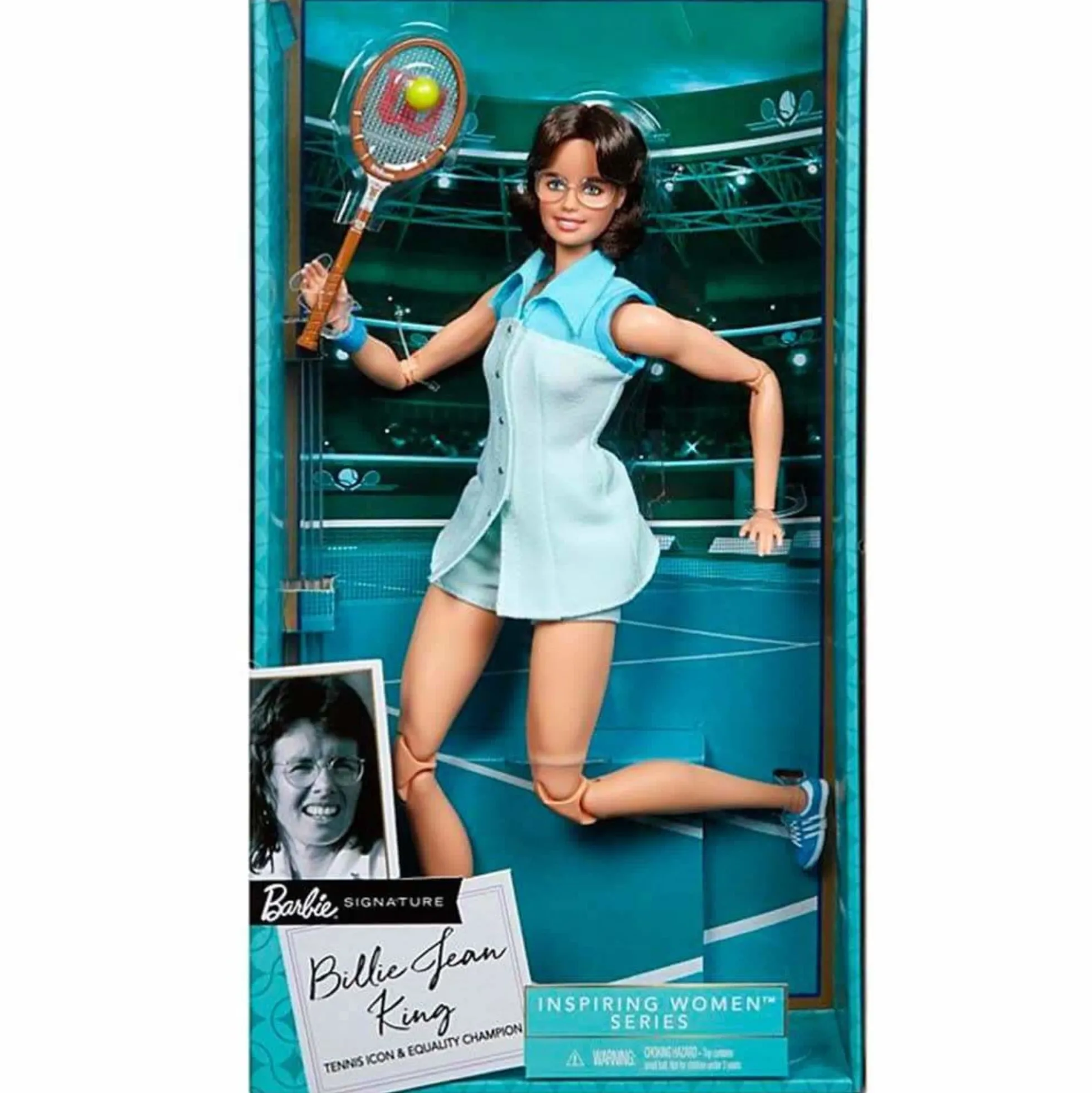 Billie Jean King Barbie Inspiring Women Series Doll