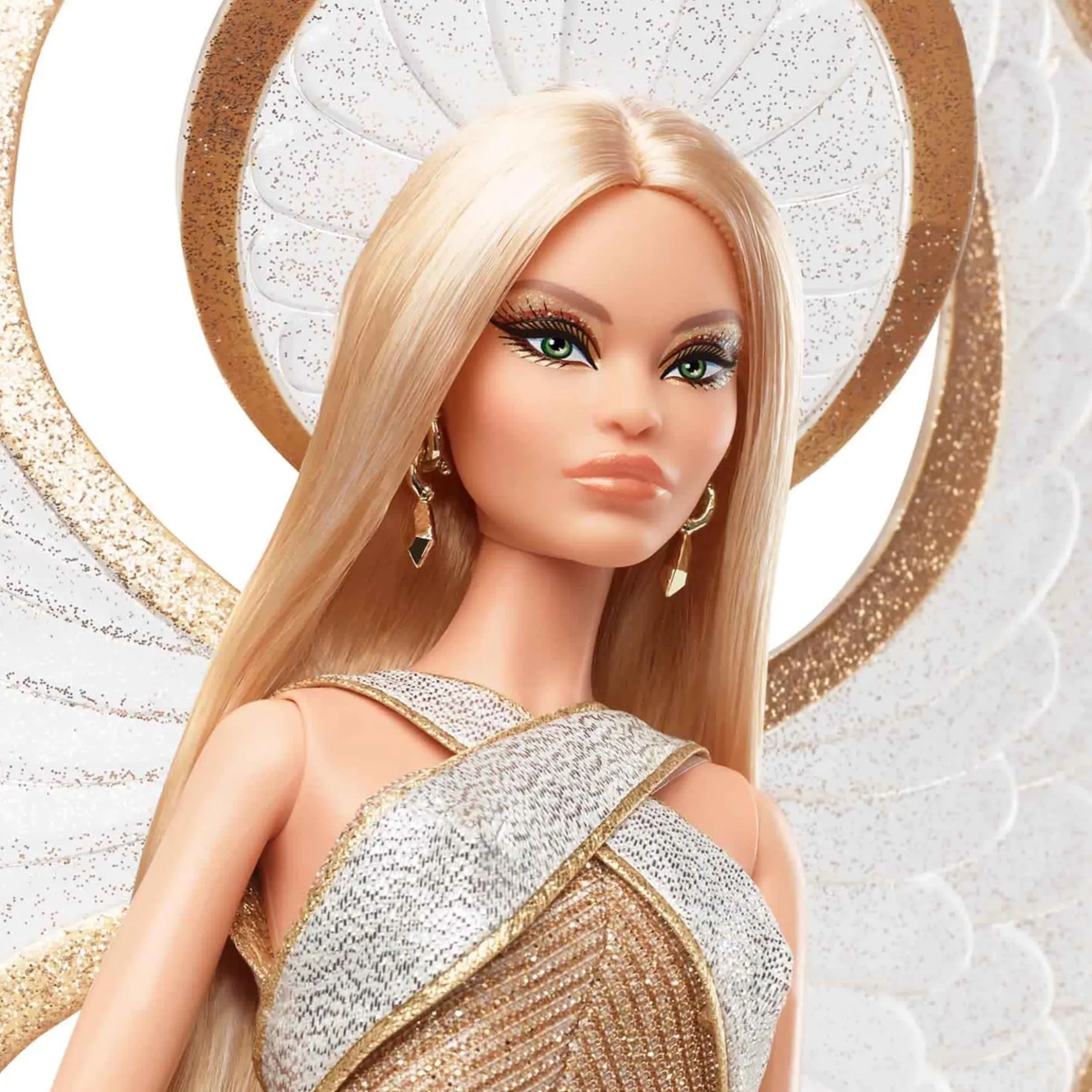 Bob Mackie Barbie Holiday Angel Doll