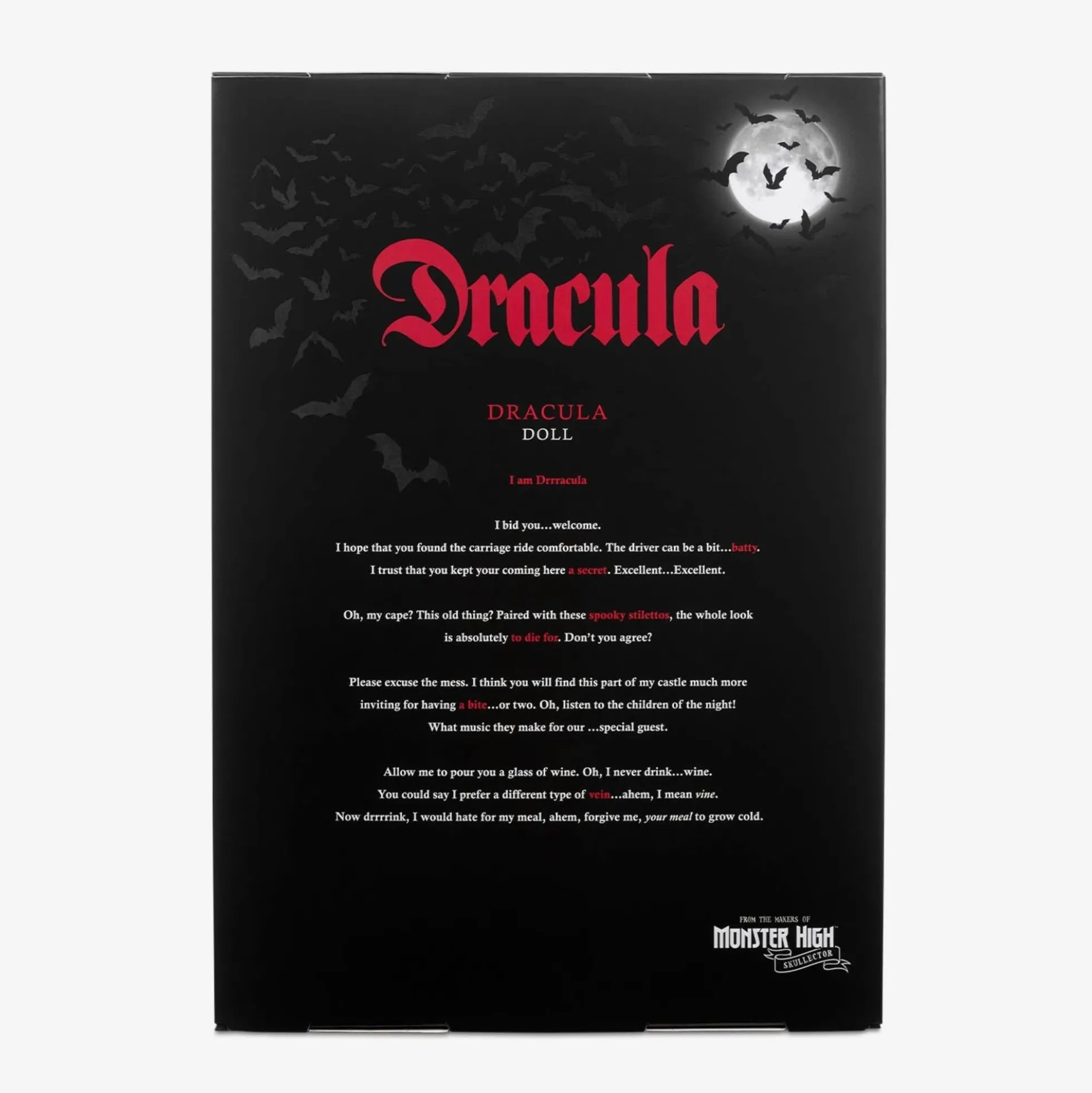 Dracula Monster High Skullector Doll