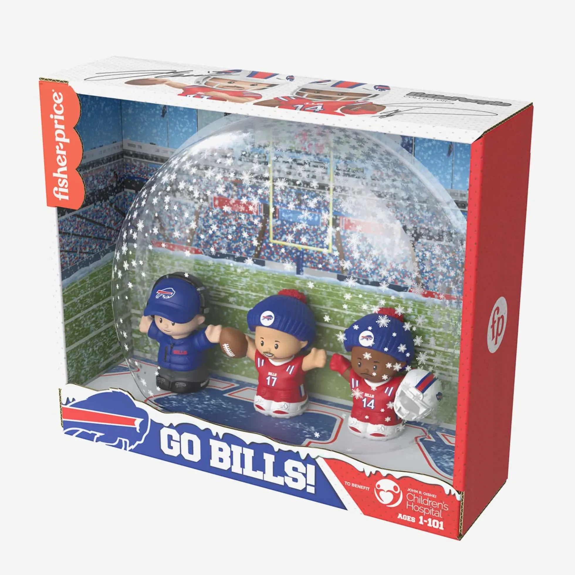 Fisher-Price Little People Go Bills Figure Set