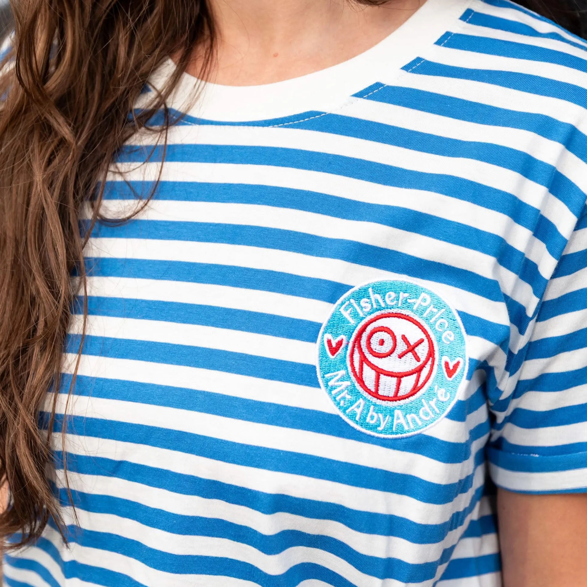 Fisher Price x André Saraiva Blue Striped T-shirt