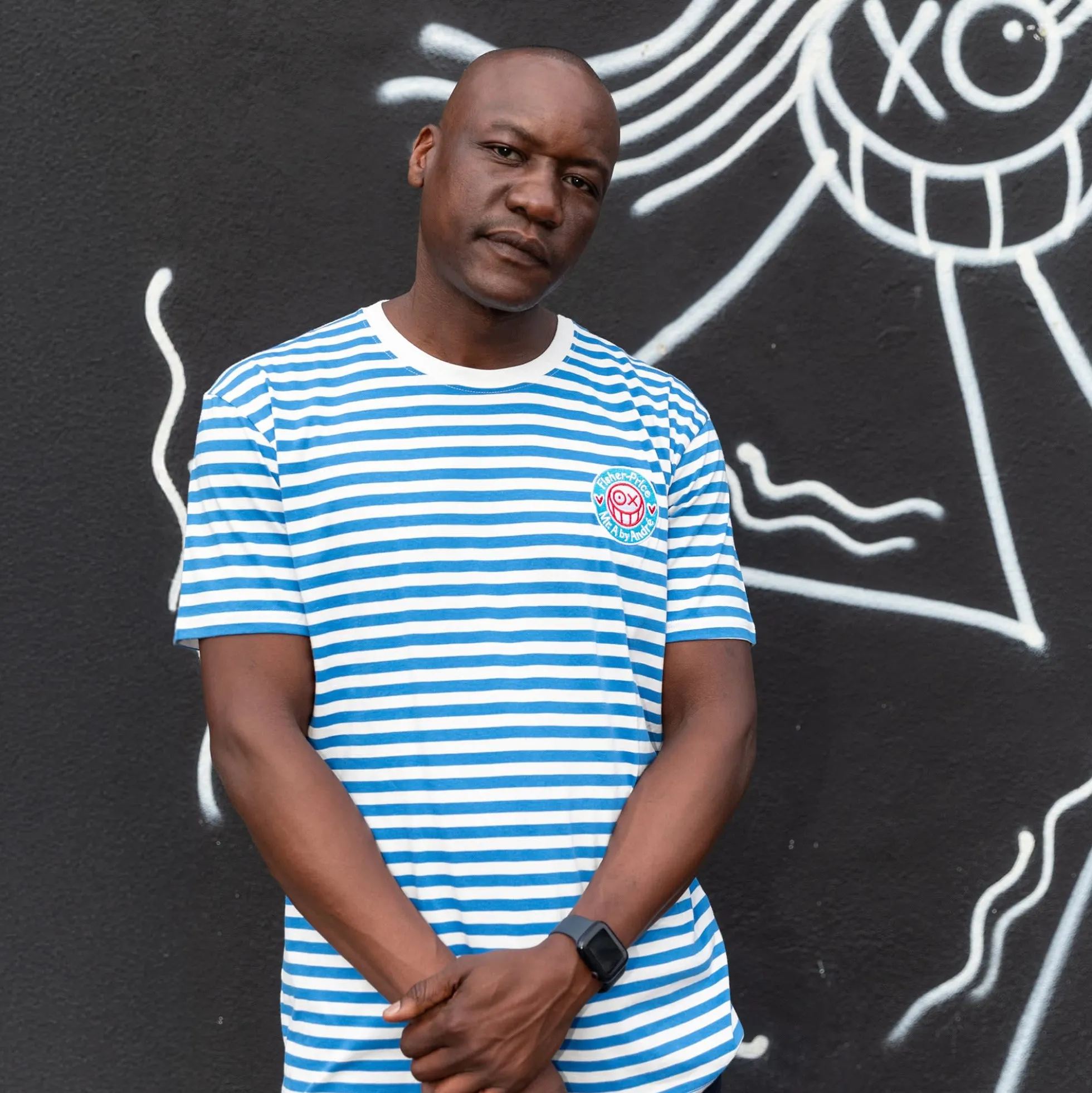 Fisher Price x André Saraiva Blue Striped T-shirt