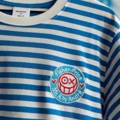 Fisher Price x André Saraiva Blue Striped T-shirt