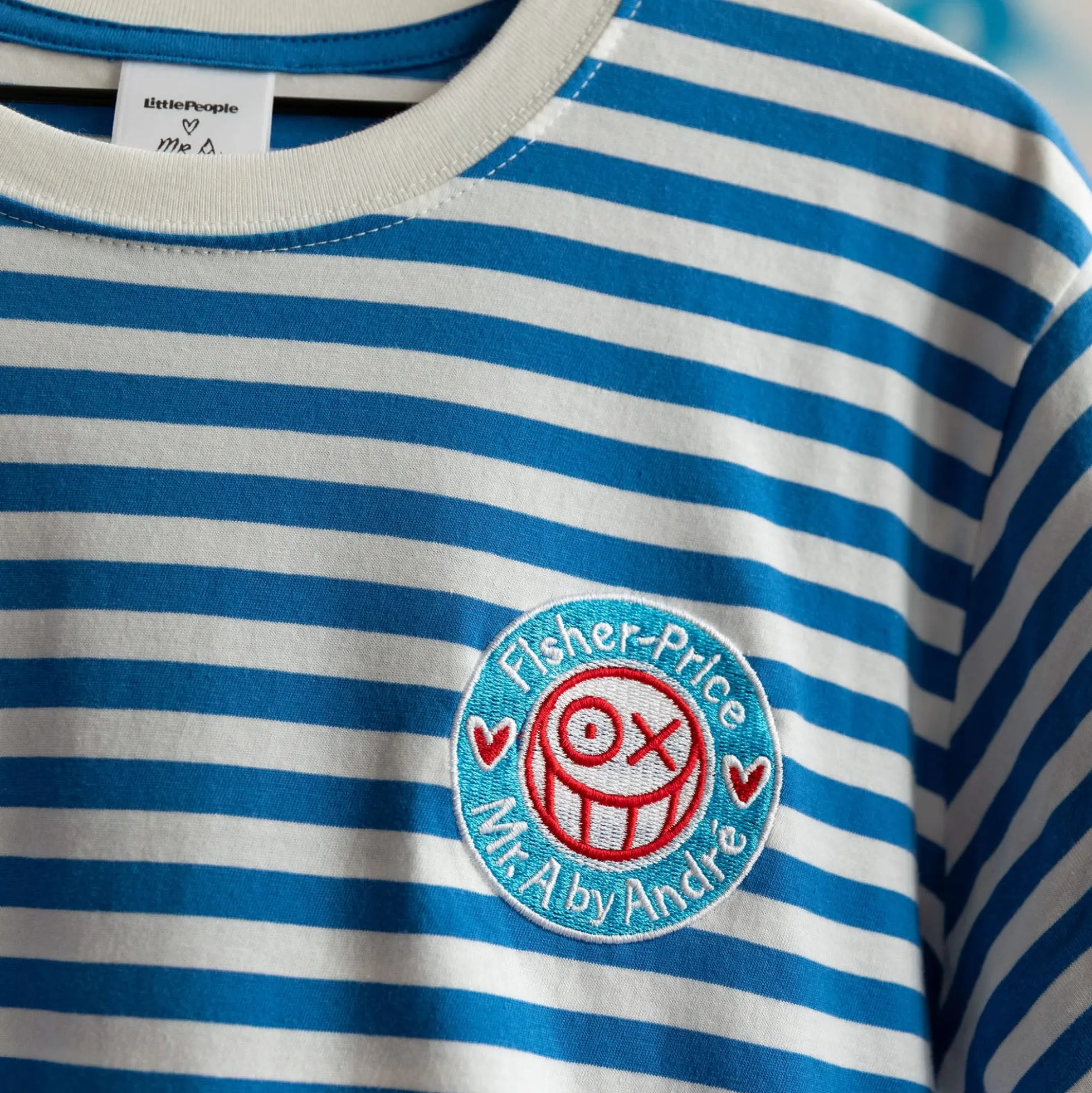 Fisher Price x André Saraiva Blue Striped T-shirt